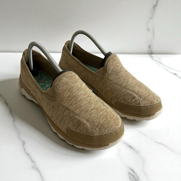 Danskin Now Womens Size 10 Slip-on Tan  Memory Foam Athletic Shoes Flats - Picture 1 of 12